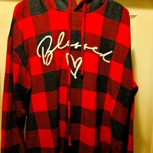 Womens lightweight sweatshirt "Blessed"